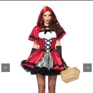 ❤️🎃 Ladies “ Gothic Little Red” Halloween Costume